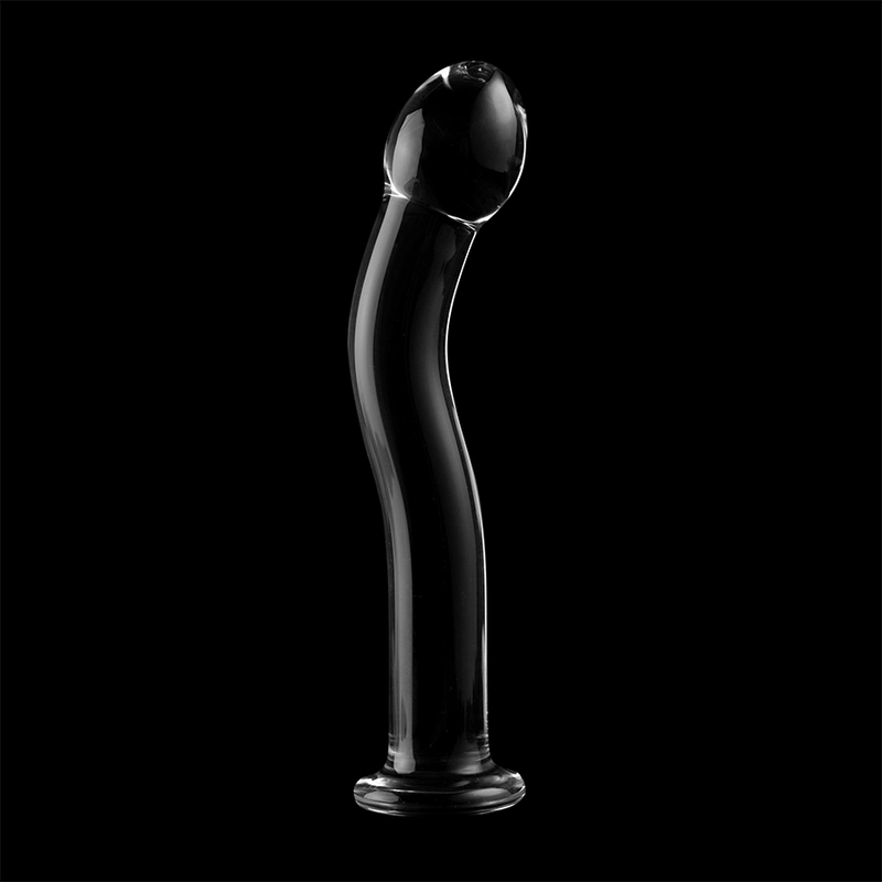 NEBULA SERIES BY IBIZA - MODELO 18 DILDO CRISTAL BOROSILICATO 18.5 X 3.5 CM TRANSPARENTE