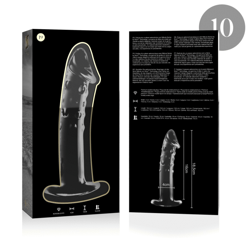 Comprar Nebula Series By Ibiza - Modelo 19 Dildo Cristal Borosilicato 18.5 X 4 Cm Transparente