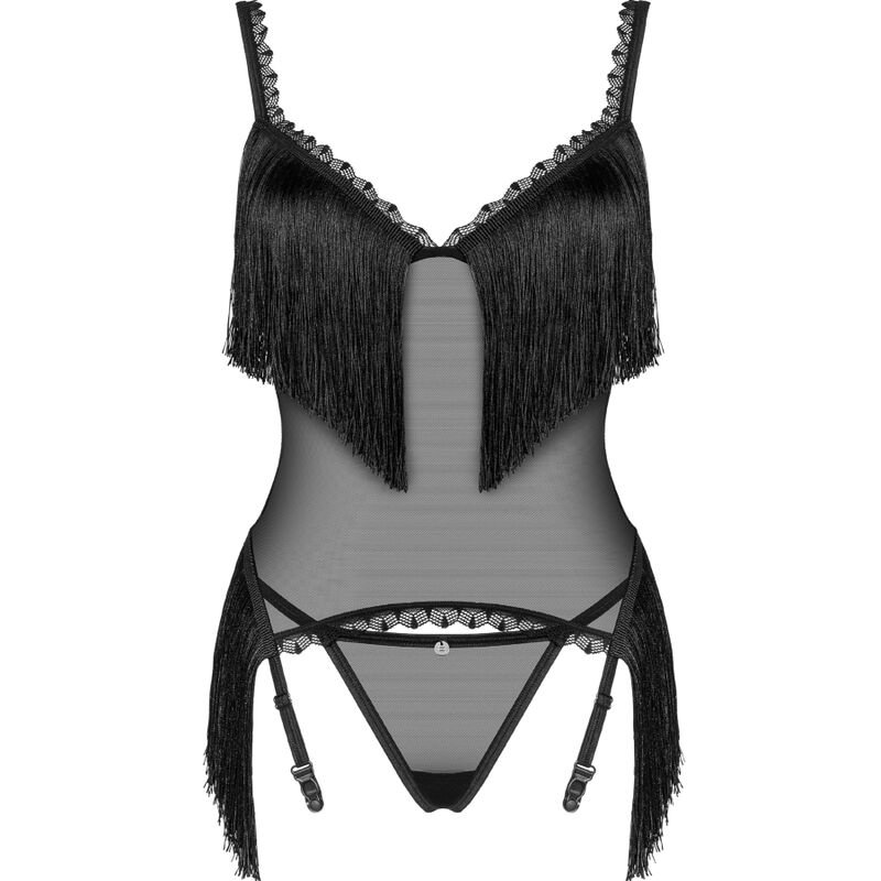 OBSESSIVE - SHERILA CORSET & TANGA XL/XXL