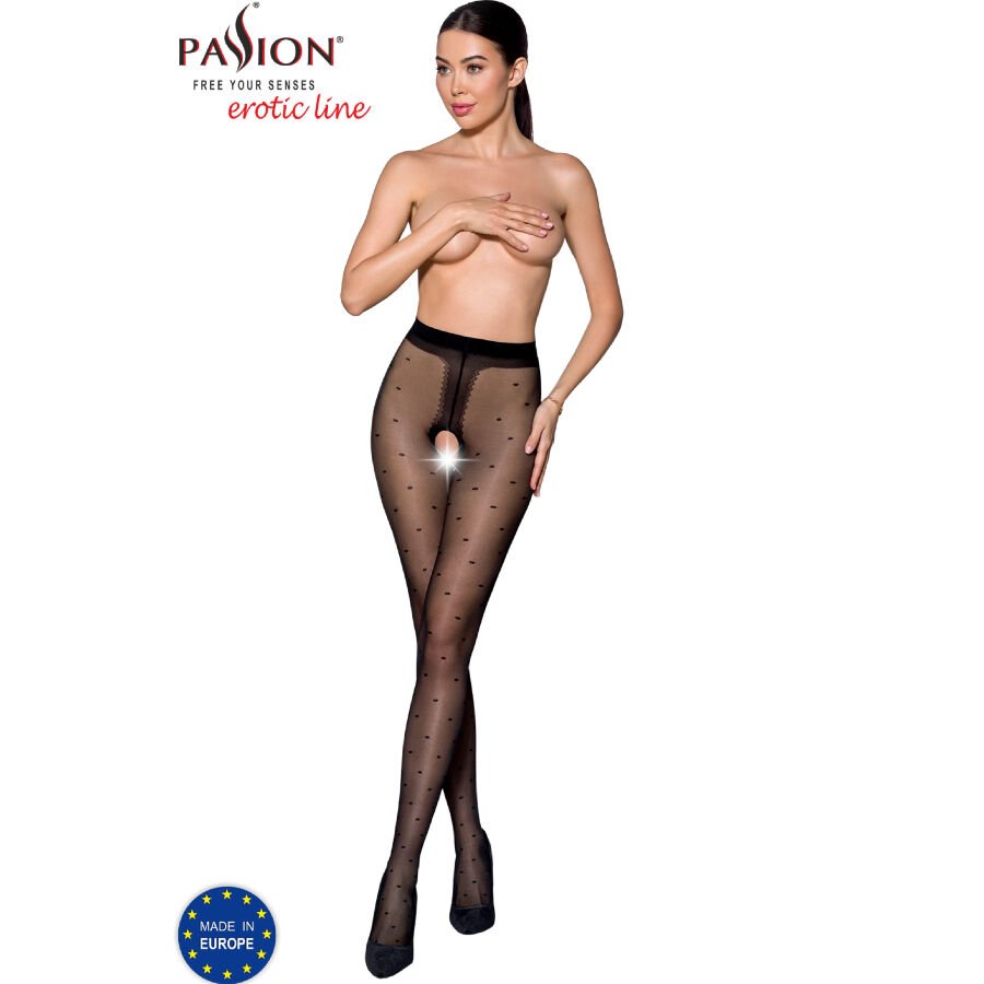 PASSION - TIOPEN 018 MEDIAS NEGRO 1/2 (20 DEN) PASSION WOMAN GARTER