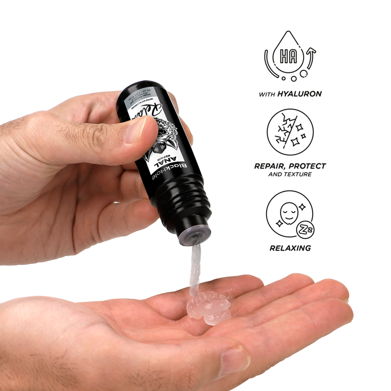 BLACK HOLE - ANAL REPAIR BASE AGUA RELAX CON HYALURON 30 ML
