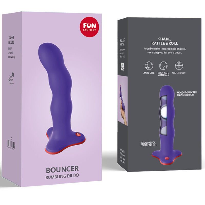 FUN FACTORY - BOUNCER DILDO RECARGABLE MORADO