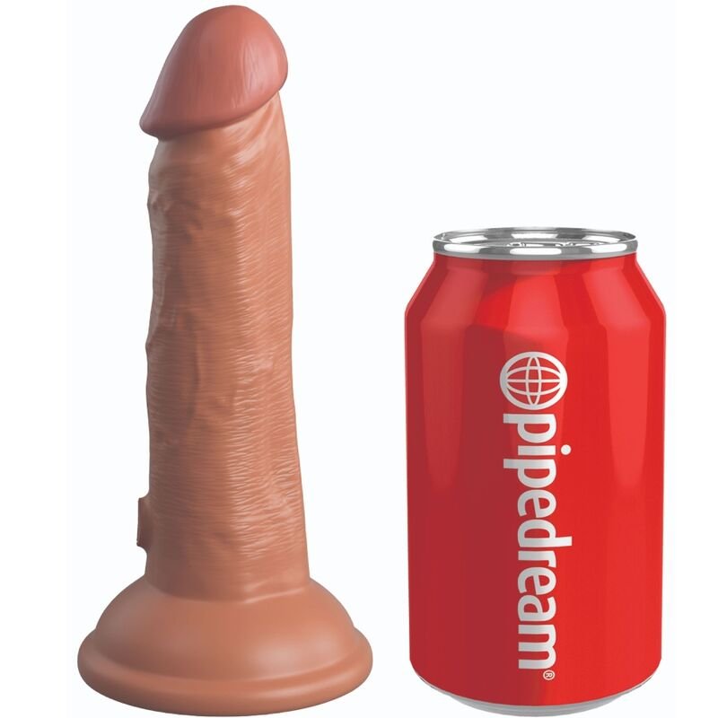 Comprar King Cock Elite - Dildo Realistico Vibrador & Silicona 15.2 Cm Caramelo