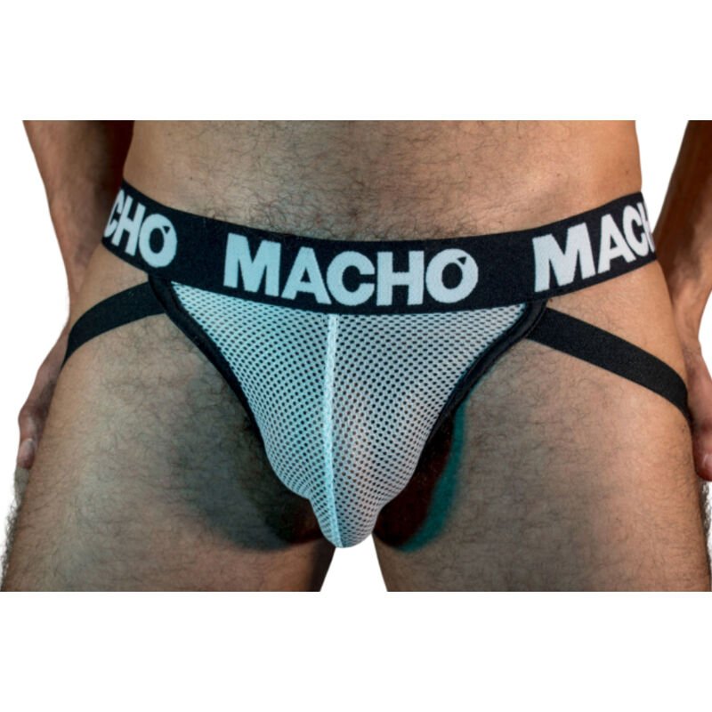 MACHO - MX26X1 JOCK REJILLA BLANCO M MACHO UNDERWEAR