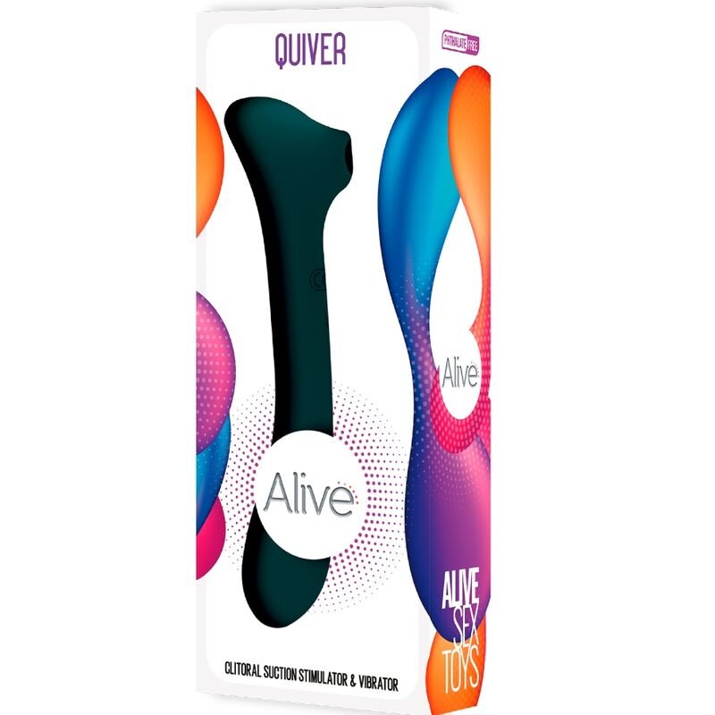 ALIVE - QUIVER ONDAS ESTIMULADORAS & VIBRADOR VERDE