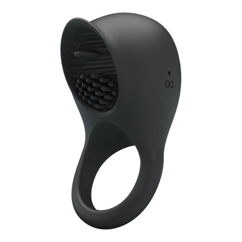 Comprar Pretty Love - Anillo Vibrador Para Pene Con Lengua Negro