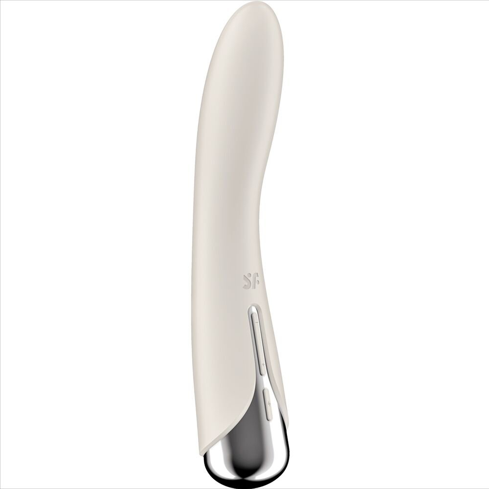 SATISFYER - SPINNING VIBE 1 VIBRADOR ROTADOR G-SPOT BEIGE SATISFYER VIBRATOR