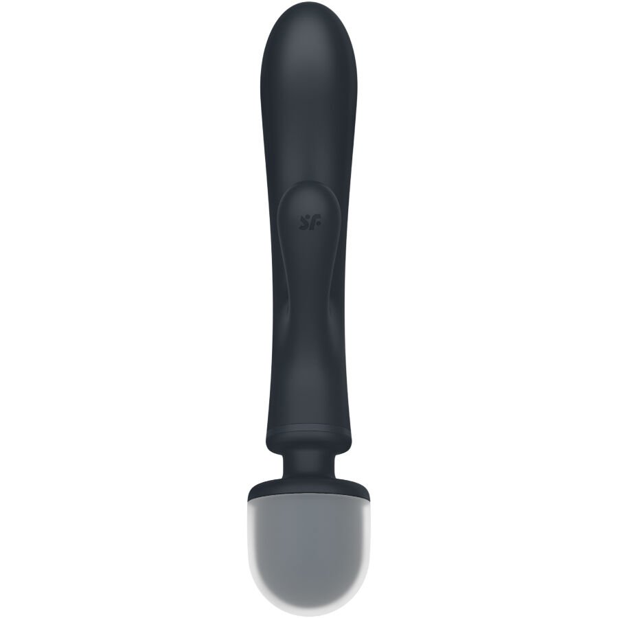 SATISFYER - TRIPLE LOVER MASAJEADOR VIBRADOR RABBIT GRIS