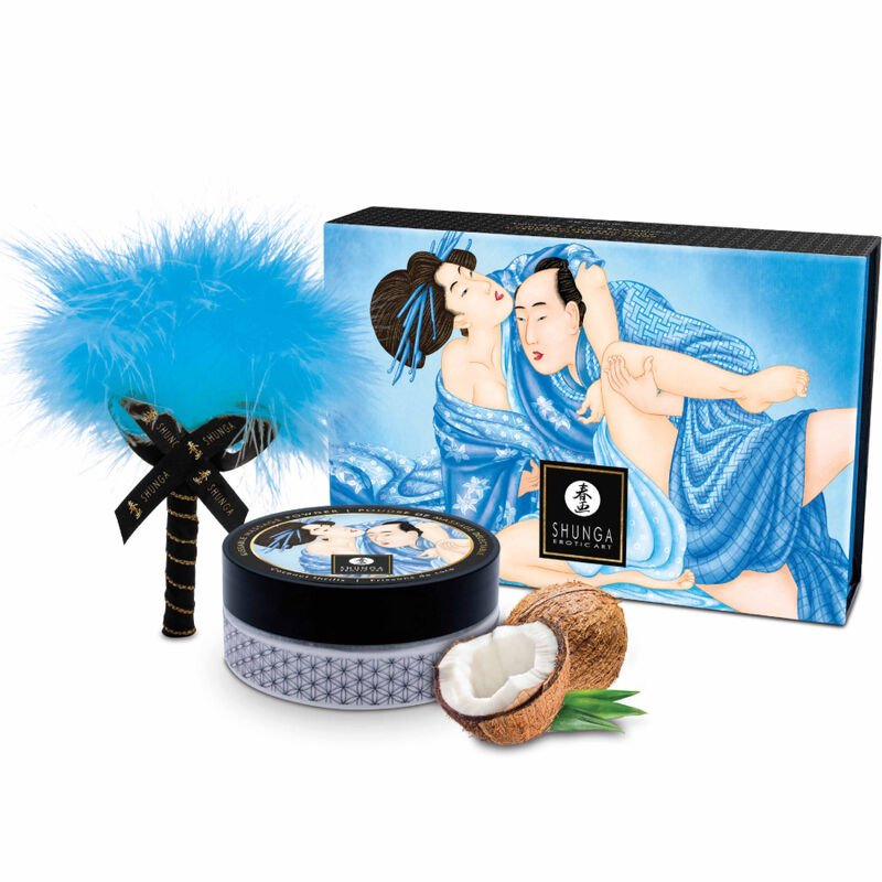 Comprar Shunga - Kit Polvos De Masaje Comestible Coco