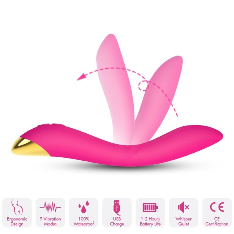 ARMONY - FLAMINGO VIBRATOR MULTIPOSITION FUCHSIA ARMONY VIBRATORS