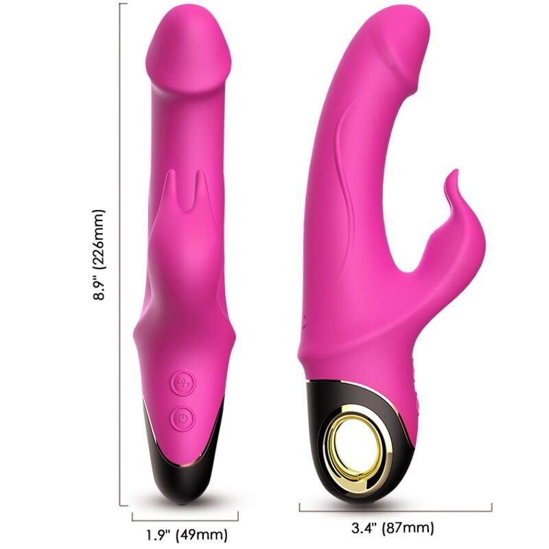 ARMONY - METEROR DILDO VIBRATOR RABBIT ROTATOR FUCHSIA ARMONY VIBRATORS