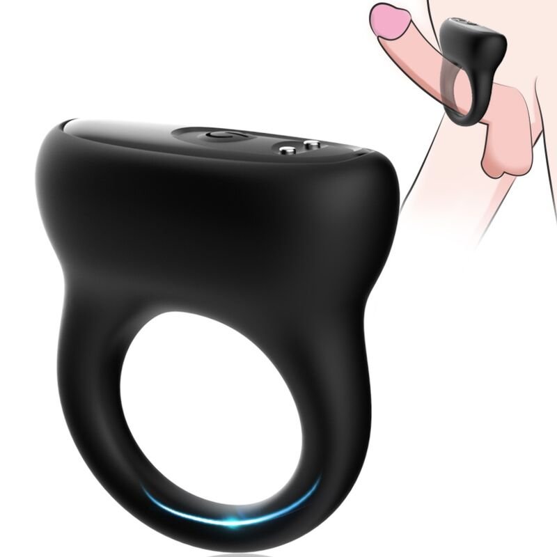 ARMONY - RING VIBRATOR BLACK ARMONY FOR HIM
