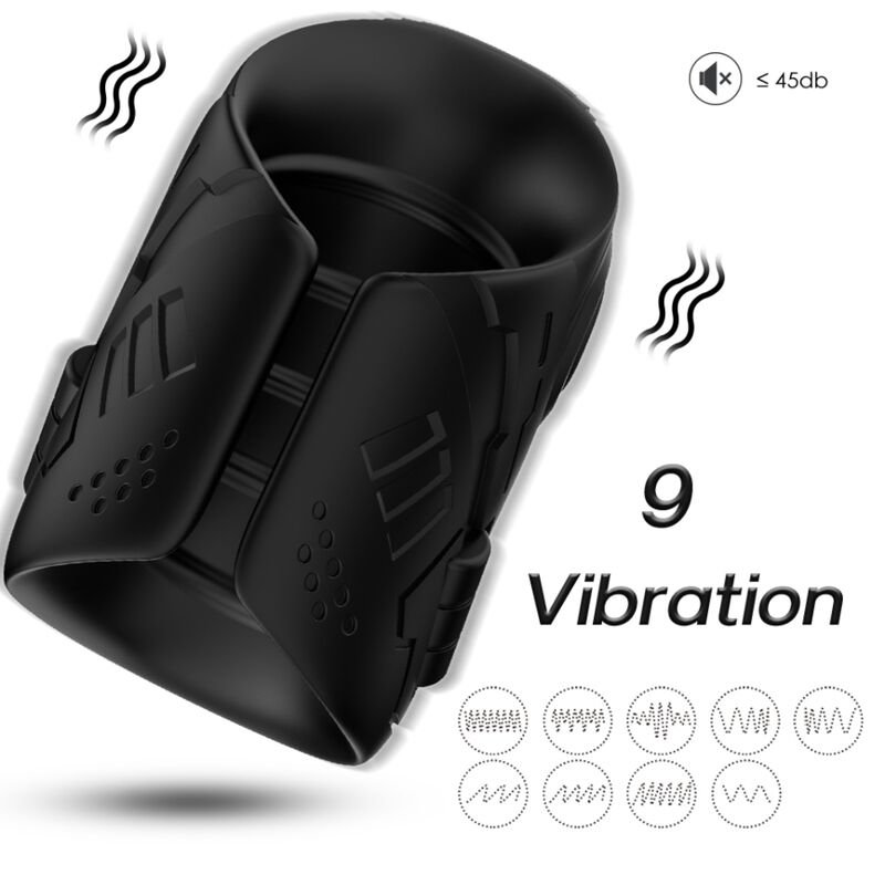 ARMONY - MASTURBATOR & VIBRATOR BLACK ARMONY FOR HIM