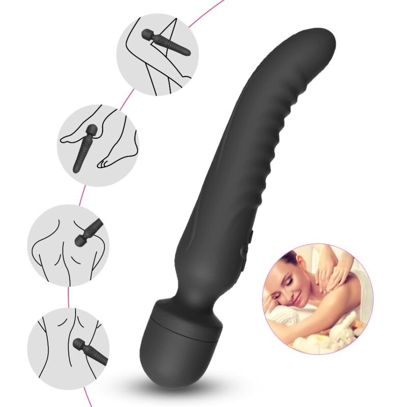 ARMONY - MISSION MASSAGER & VIBRATOR HEAT EFFECT BLACK ARMONY MASSAGERS