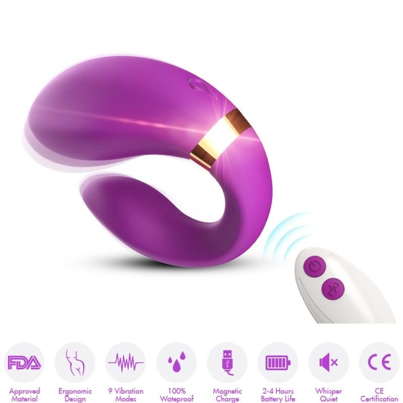Comprar Armony - Crescent Vibrator For Couples Remote Control Purple
