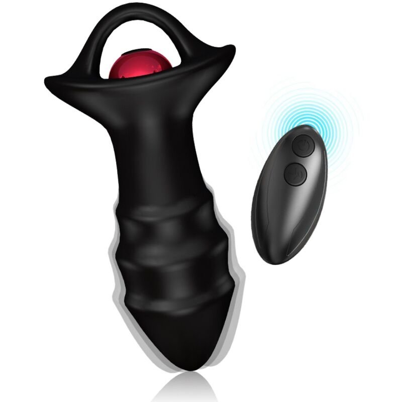 ARMONY - KYLIN FINGER VIBRATOR & ANAL PLUG REMOTE CONTROL BLACK ARMONY ANAL