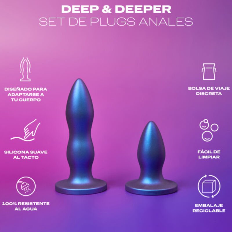 DUREX TOY - SET PLUG ANAL DEEP & DEEPER