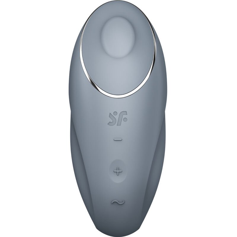 SATISFYER - TAP & CLIMAX 1 VIBRADOR LAY-ON GRIS SATISFYER LAYONS