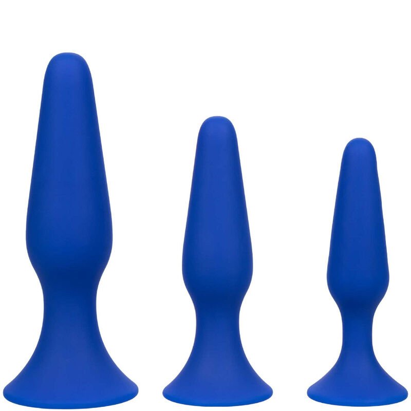 ADMIRAL - KIT 3 PLUG ANAL AZUL ADMIRAL
