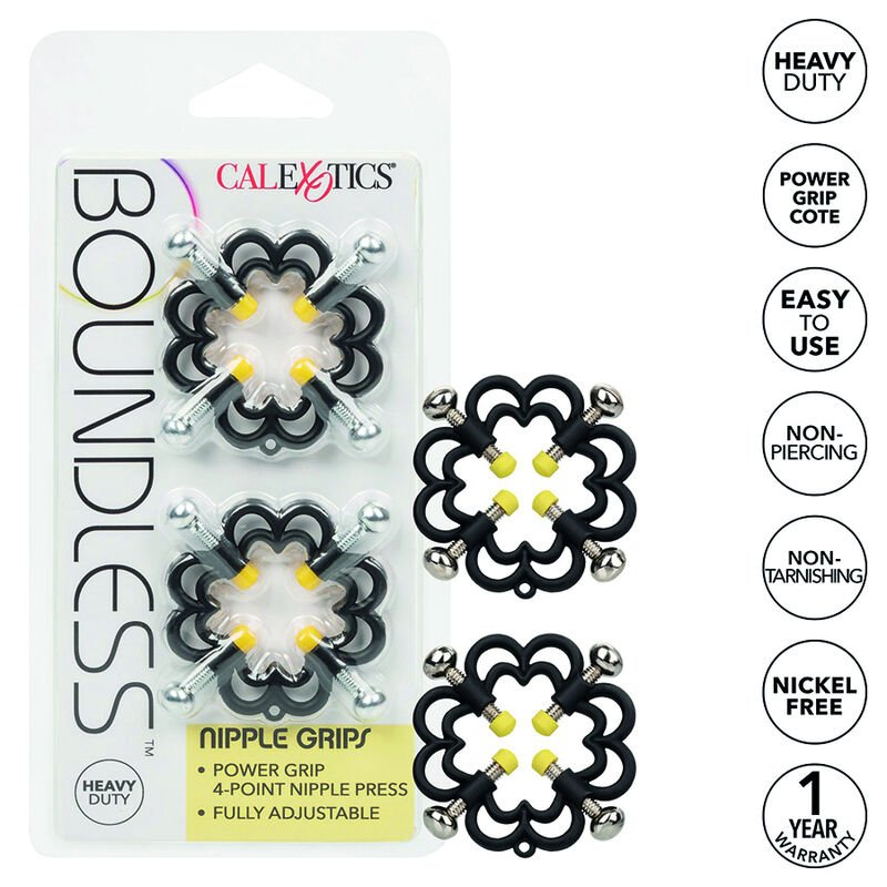 CALIFORNIA EXOTICS - BOUNDLESS AGARRES PARA PEZONES CALIFORNIA EXOTICS
