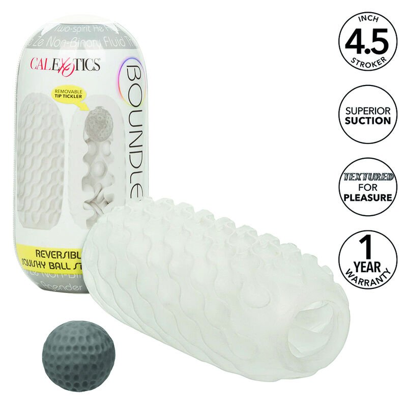 Comprar California Exotics - Boundless Stroker Blando Reversible Gris
