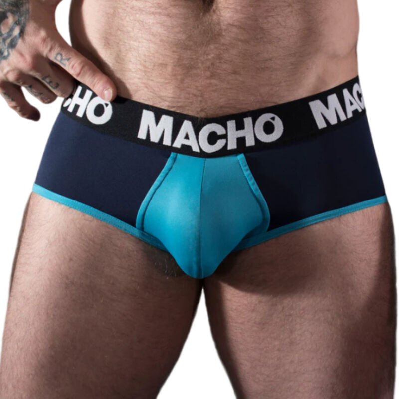 MACHO - MS26A SLIP AZUL/AZUL L MACHO UNDERWEAR