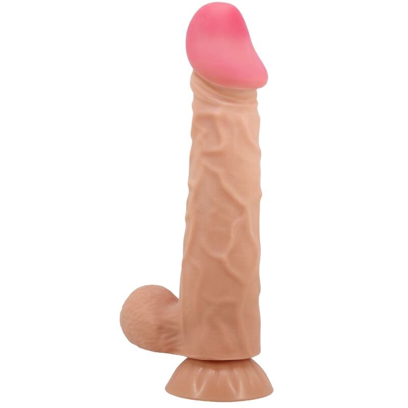 PRETTY LOVE - SLIDING SKIN SERIES DILDO REALÍSTICO CON VENTOSA PIEL DESLIZANTE 24 CM PRETTY LOVE HIGH GRA