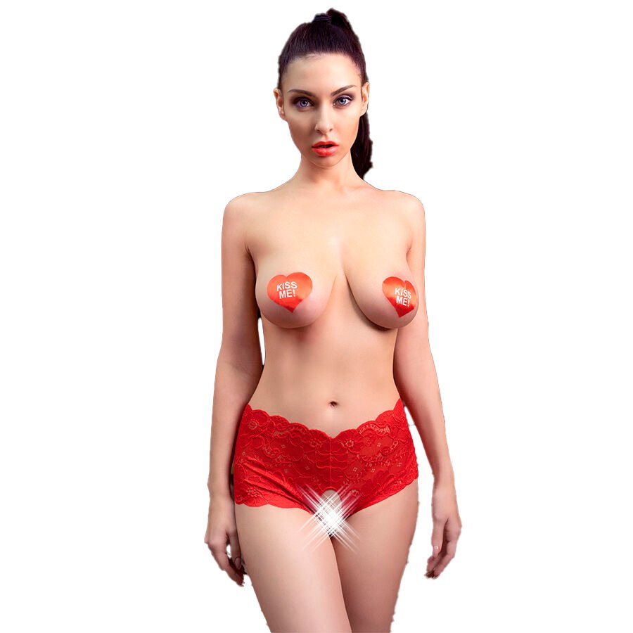 Comprar Chilirose - Cr 4641 Panties Crotchless Rojo L/xl