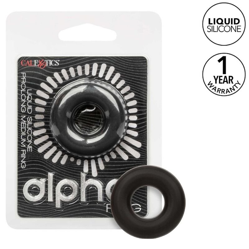 CALIFORNIA EXOTICS - ALPHA ANILLO PROLONG MEDIO NEGRO CALIFORNIA EXOTICS