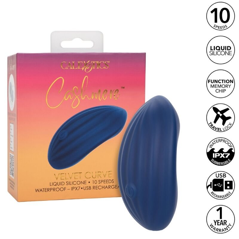 Comprar California Exotics - Cashmere Velvet Curve Azul