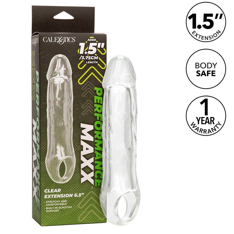 CALIFORNIA EXOTICS - PERFORMANCE MAXX EXTENSIÓN CLARA 6,5 TRANSPARENTE CALIFORNIA EXOTICS