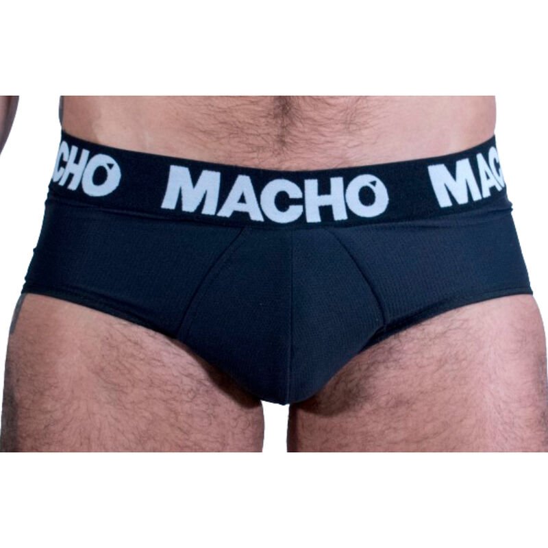 MACHO - MS30NG SLIP NEGRO M MACHO UNDERWEAR