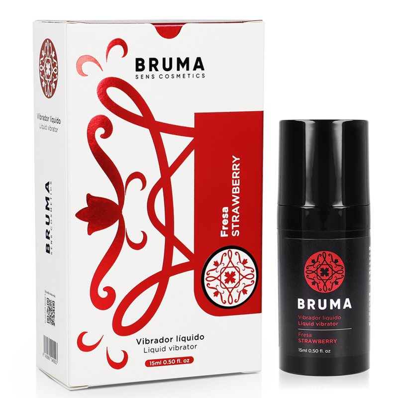 BRUMA - VIBRADOR LÍQUIDO ULTRA DESLIZANTE FRESA 15 ML BRUMA