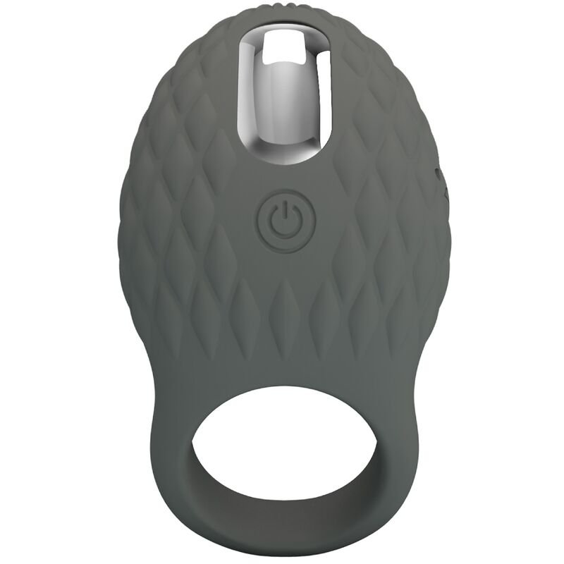 PRETTY LOVE - HELOISE ANILLO VIBRADOR CON MEMORIA GRIS PRETTY LOVE MALE