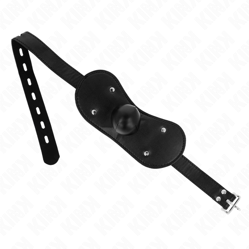 KINK - MÁSCARA BUCAL MORDAZA DE BOLA CON CERRADURA AJUSTABLE 42-60 CM KINK