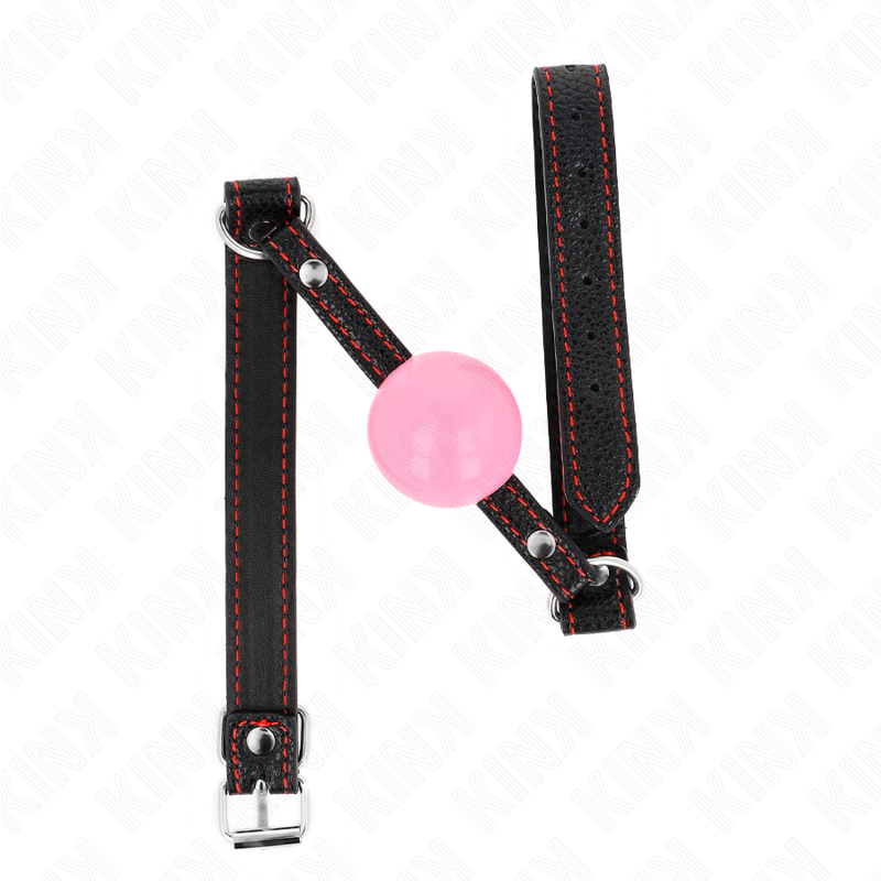 KINK - MORDAZA DE BOLA 4 CM DE ORO ROSA 60 x 2 CM KINK