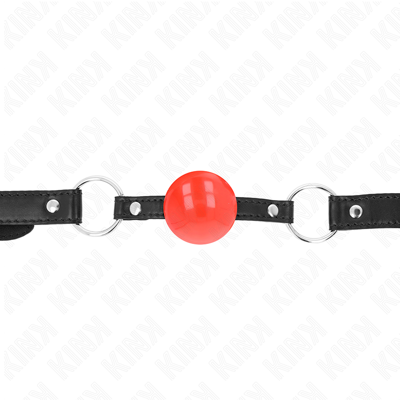 KINK - MORDAZA DE BOLA 4 CM TPE ROJO 60 x 2 CM KINK COLLAR & GA
