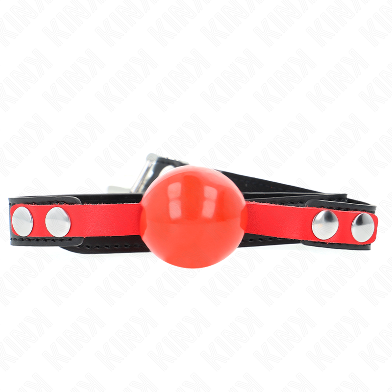 KINK - MORDAZA DE BOLA 4 CM SUAVE DE TPE MODELO 4 60 x 2 CM AJUSTABLE 37-52 CM KINK COLLAR & GA