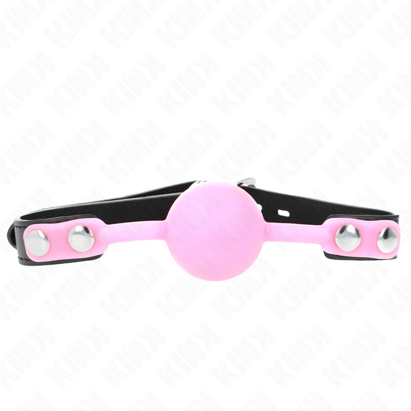KINK - MORDAZA DE BOLA 4 CM DE SILICONA LUMINOSA 60 x 2 CM KINK COLLAR & GA