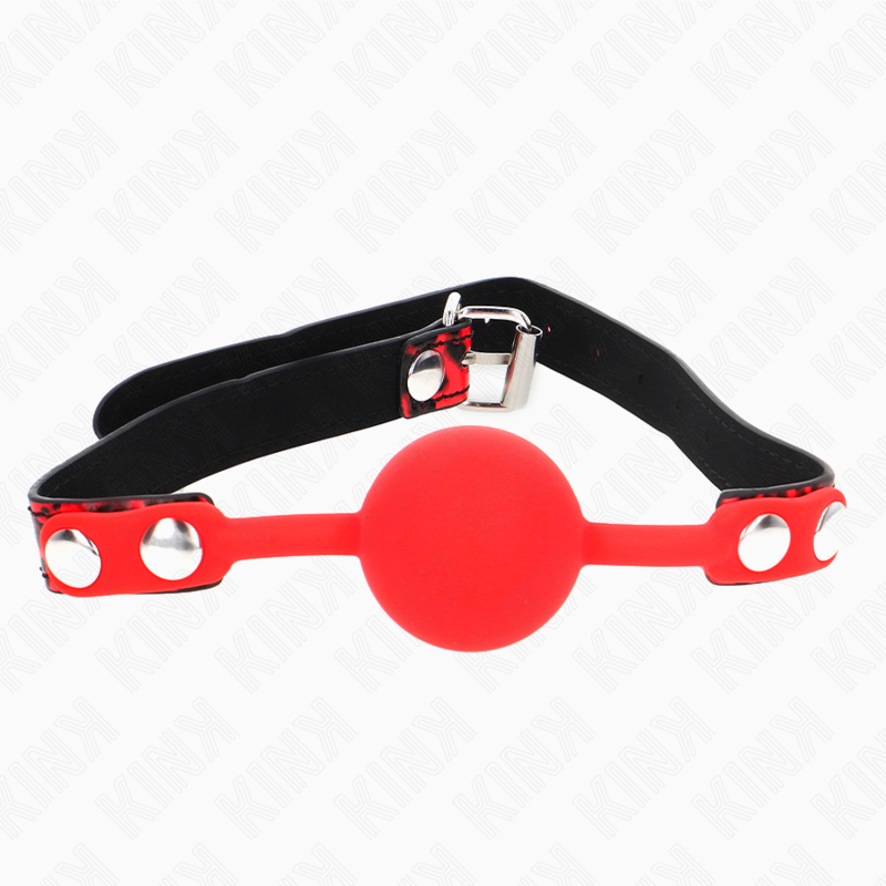 KINK - MORDAZA DE BOLA 4 CM DE SILICONA MODELO 2 60 x 2 CM KINK COLLAR & GA