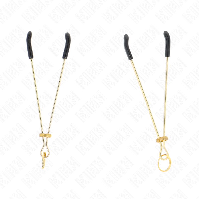 KINK - PINZAS PARA PEZONES FINA DORADO 7 CM KINK
