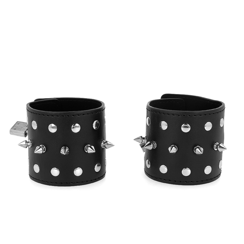 KINK - MUÑEQUERAS ESTILO PUNK CON PINCHOS 25 X 6 CM KINK