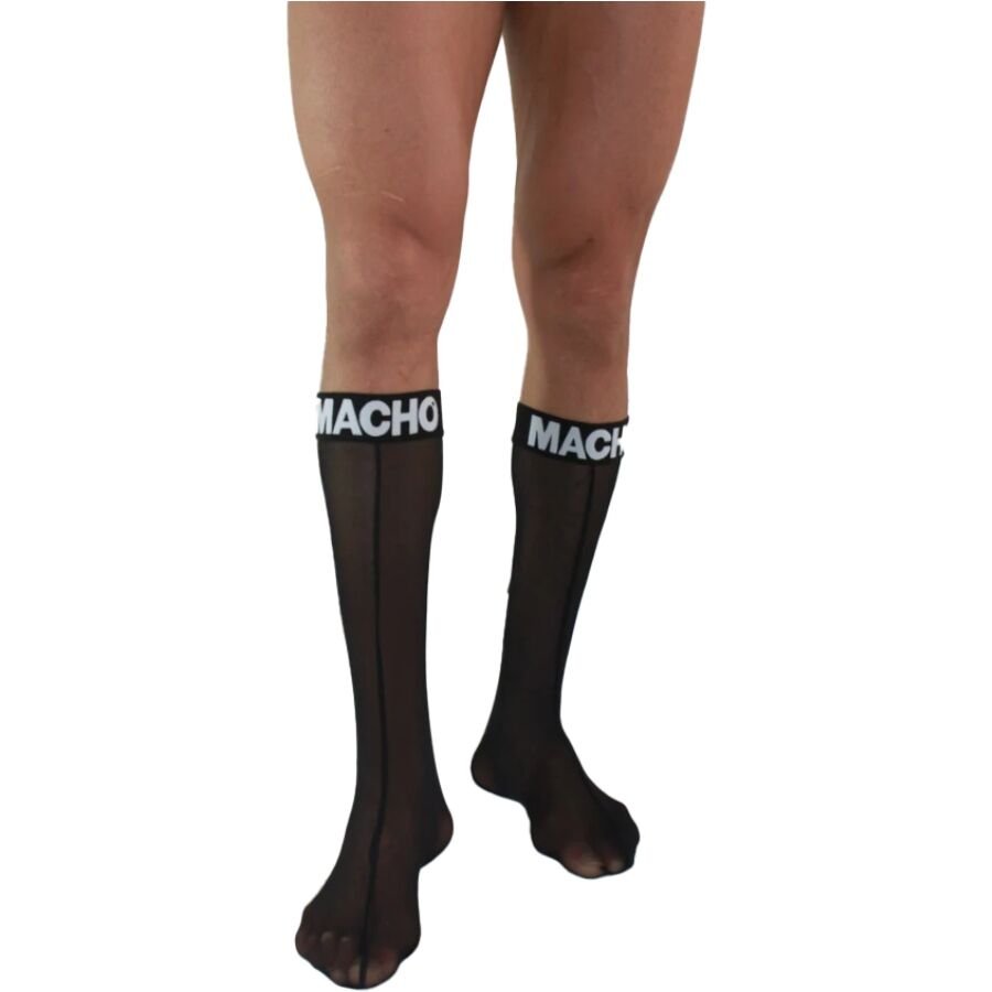 MACHO - CALCETINES FINOS NEGRO TALLA ÚNICA MACHO UNDERWEAR