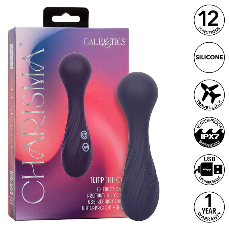 Comprar Calexotics - Charisma Temptation Masajeador 12 Funciones Morado