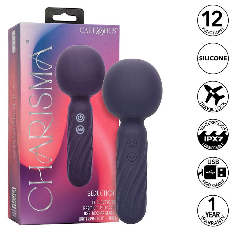 Comprar Calexotics - Charisma Seduction Masajeador 12 Funciones 17,75 Cm X 6,25 Cm Morado
