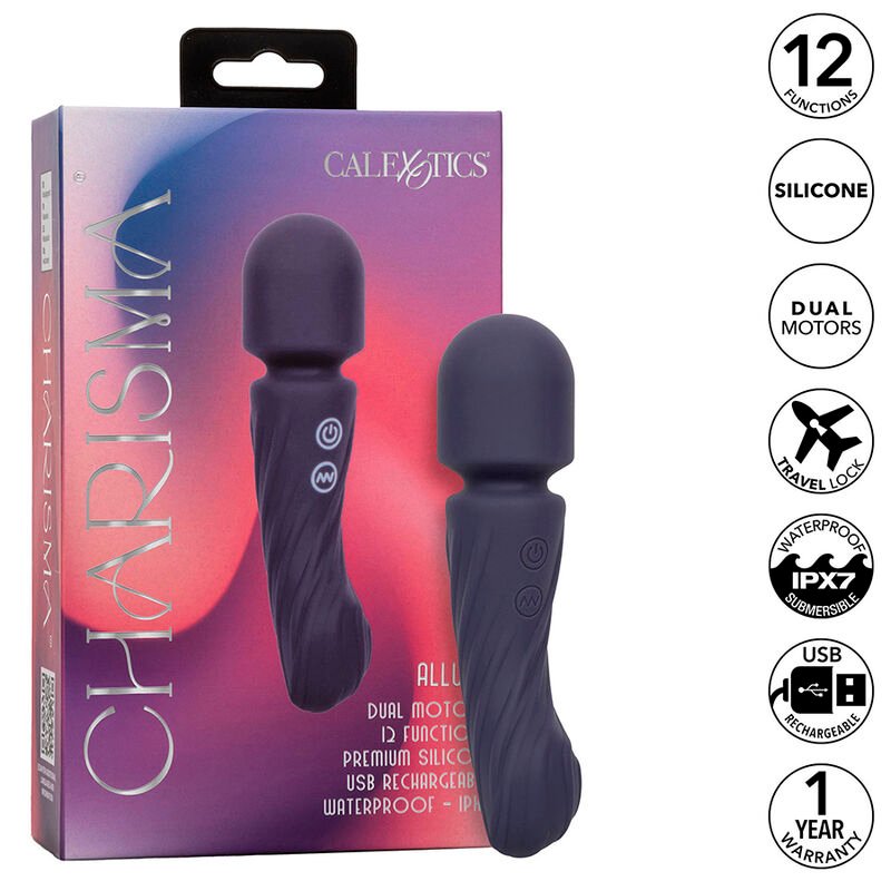 Comprar Calexotics - Charisma Allure Masajeador Doble Motor 12 Funciones 17,25 Cm X 4,5 Cm Morado
