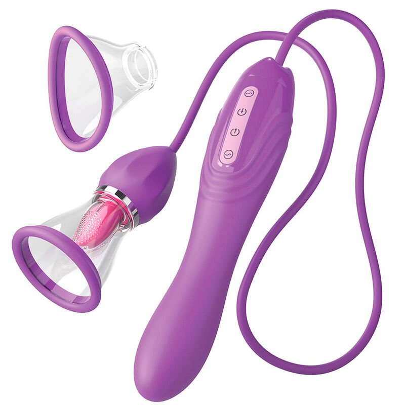 Comprar Fantasy For Her - Ultimate Pleasure Max Suction Hose With Stimulating Tongue Purple