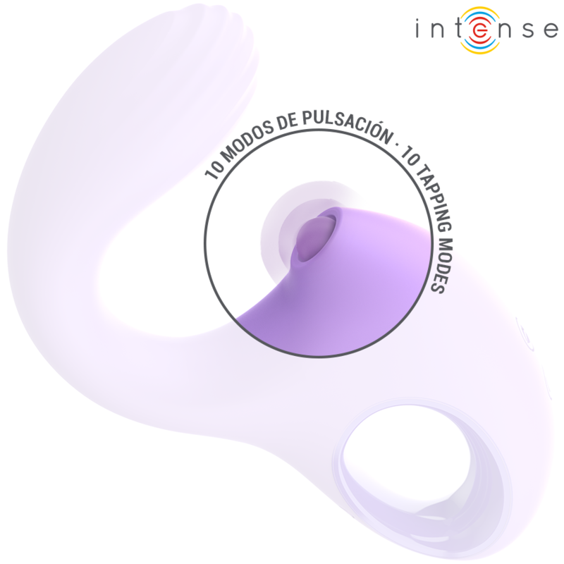 INTENSE - BAXTER VIBRADOR & ESTIMULADOR VIOLETA CONTROL REMOTO