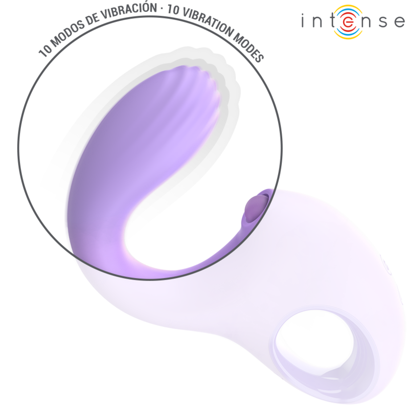 INTENSE - BAXTER VIBRADOR & ESTIMULADOR VIOLETA CONTROL REMOTO