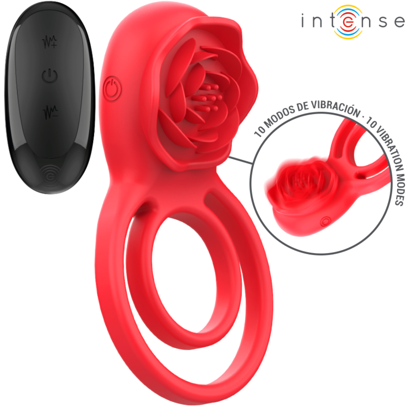 Comprar Intense - Gail Rosa Estimuladora 10 Vibraciones Rojo Control Remoto